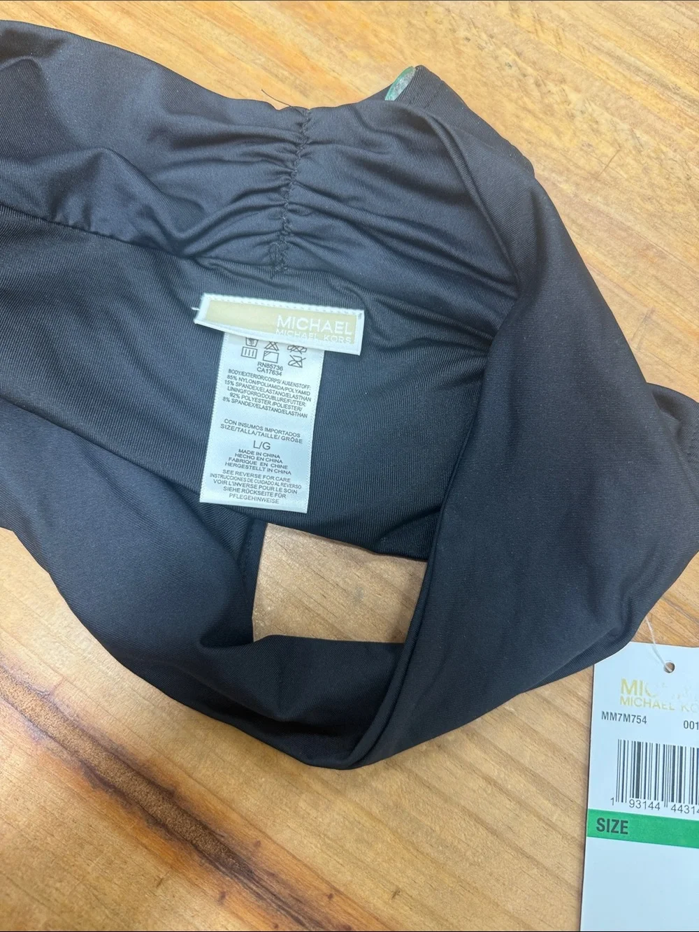 Michael Kors Black  Bikini Bottoms